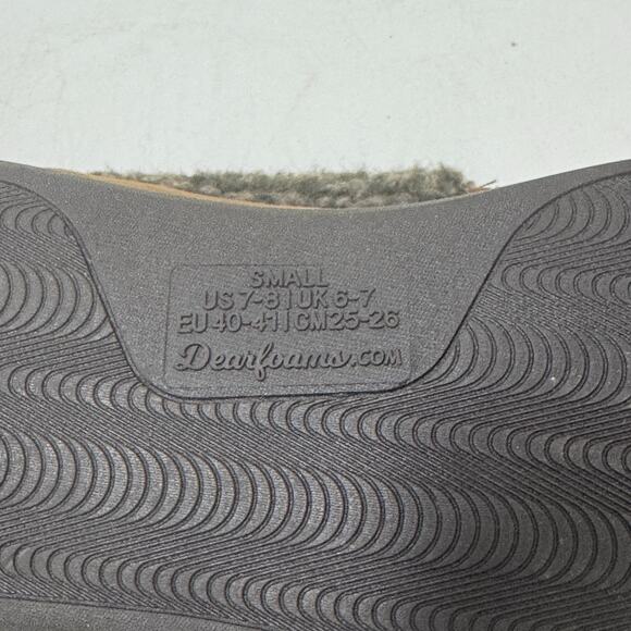 Dearfoams Men's Comfort Foam Moccasin Slippers Size Small US 7 - 8 Brown - Picture 6 of 11